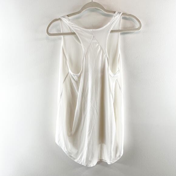 Lululemon Athletica Sleeveless Scoop Neck Racerback Tank Top White - Picture 4 of 5